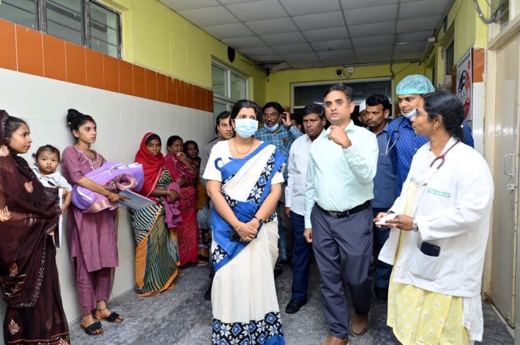Collector inspects government general hospital