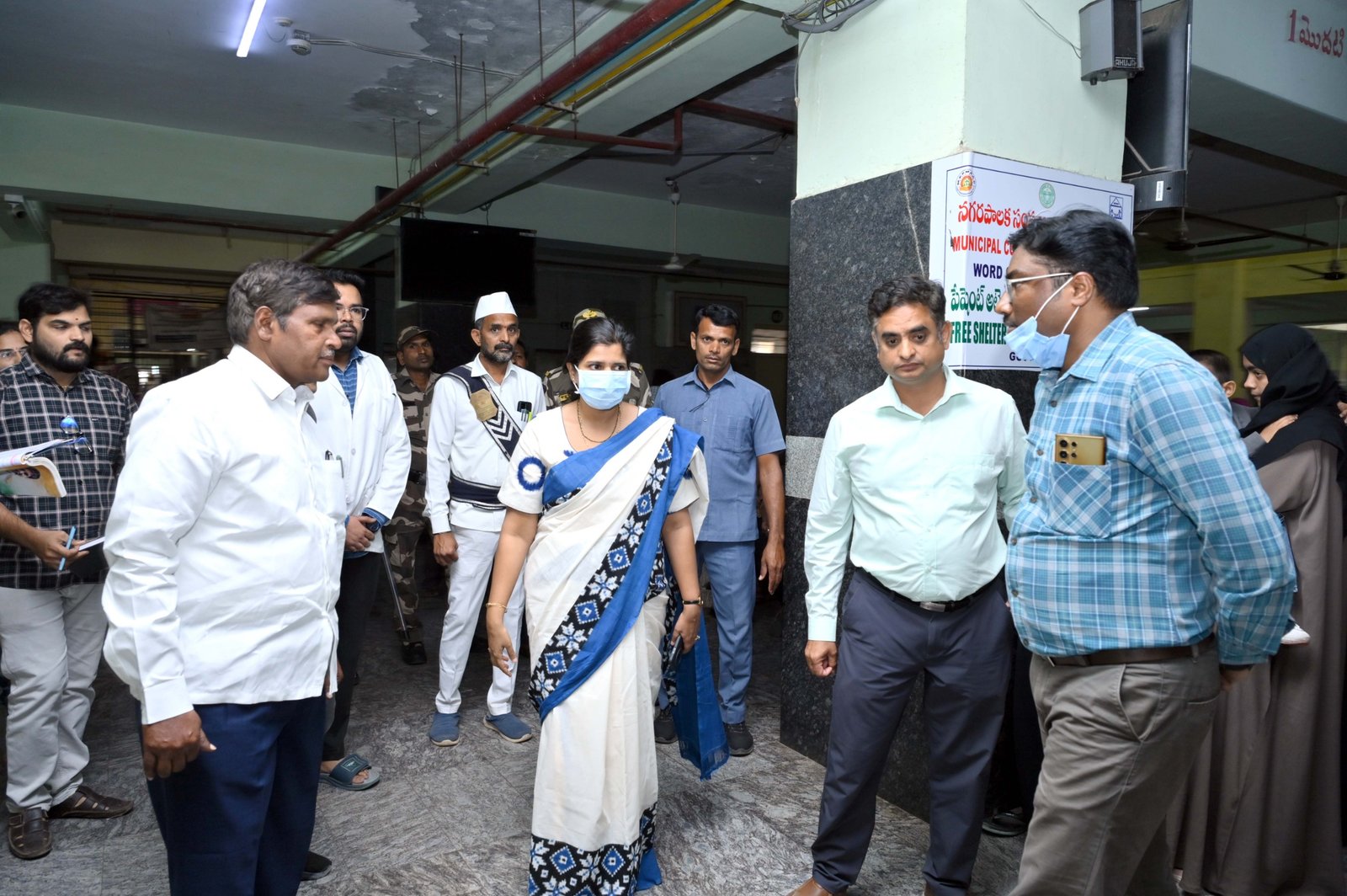 Collector inspects government general hospital