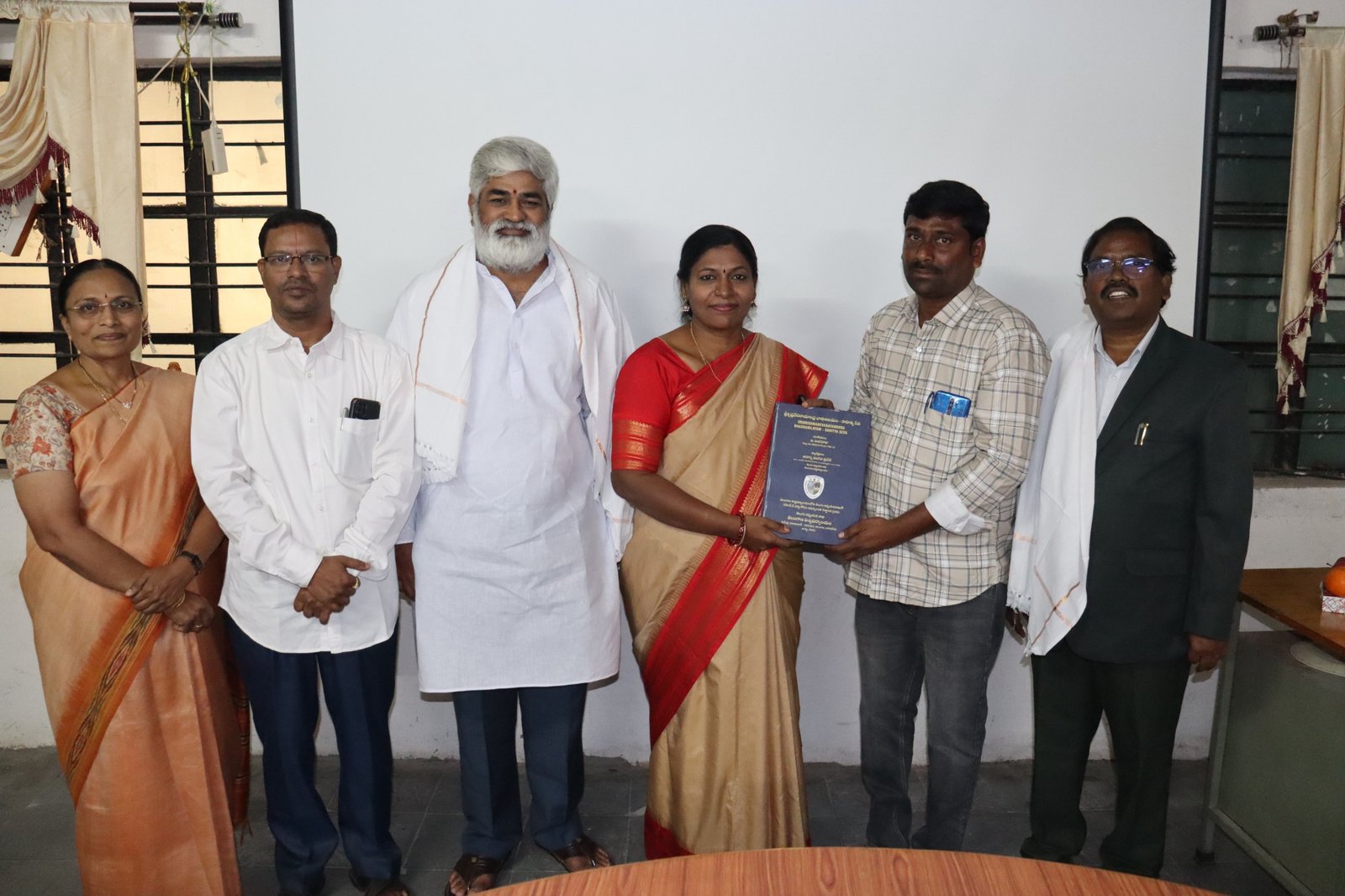 B. Lingaraj receives doctorate from the Department of Telugu Studies at TU