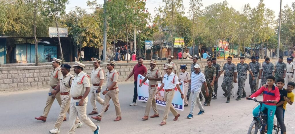 Flag march events organized during Municipal Corporation elections
