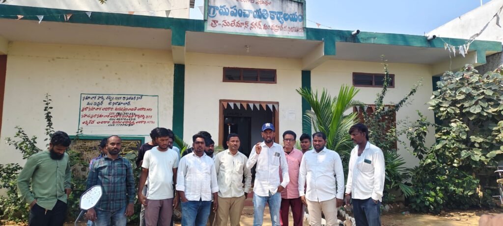 The village sarpanch is never available.