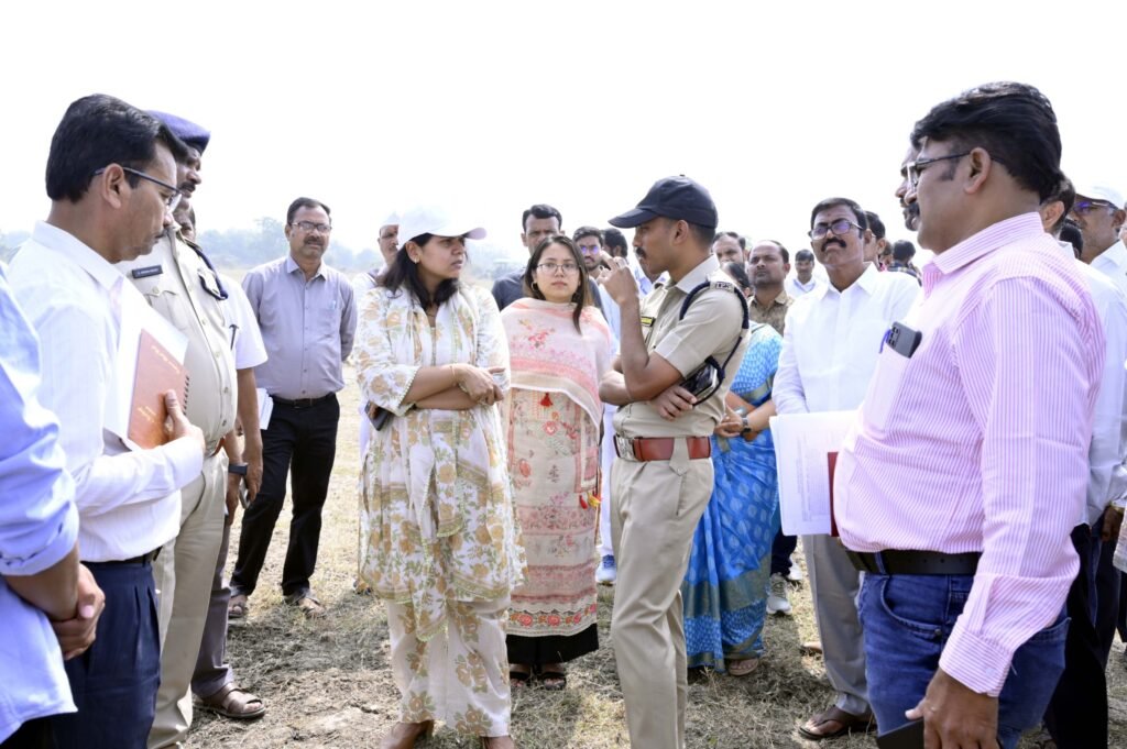 Collector, CP inspect arrangements for Chief Minister's visit