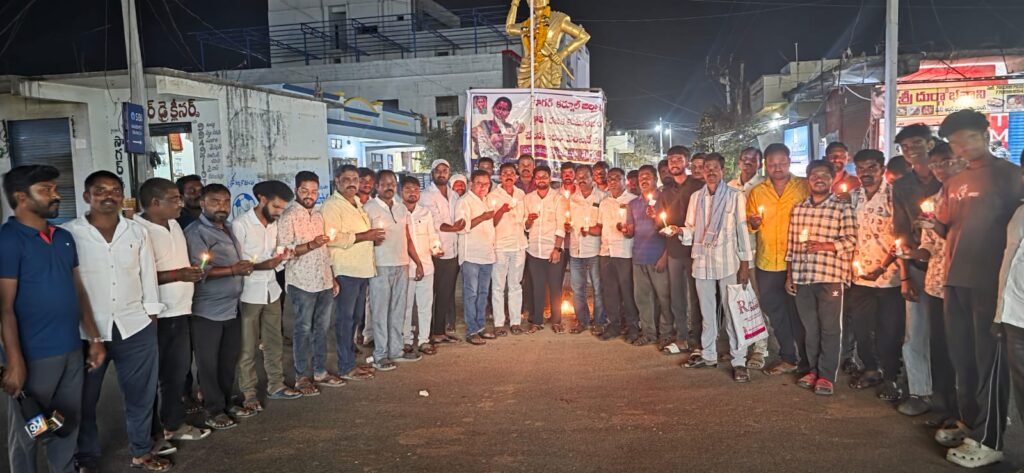 BC caste organizations' candlelight rally