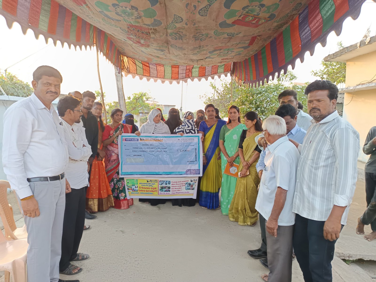 Shriram Life Insurance Insurance Cheque Presentation