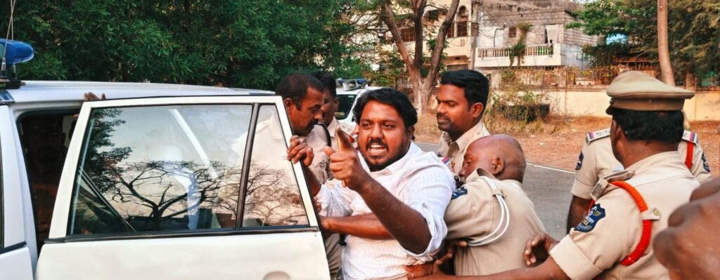 Khabardar is concerned about the land of Kamareddy Government Degree College.