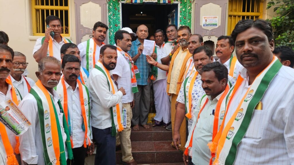 మున్సిపల్ ఎన్నికల్లో రుద్రూర్ కాంగ్రెస్ నాయకుల జోరుగా ప్రచారం