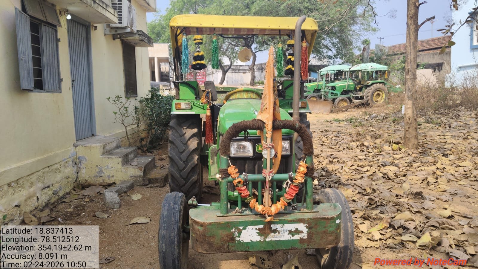 Seizure of sand tractor.