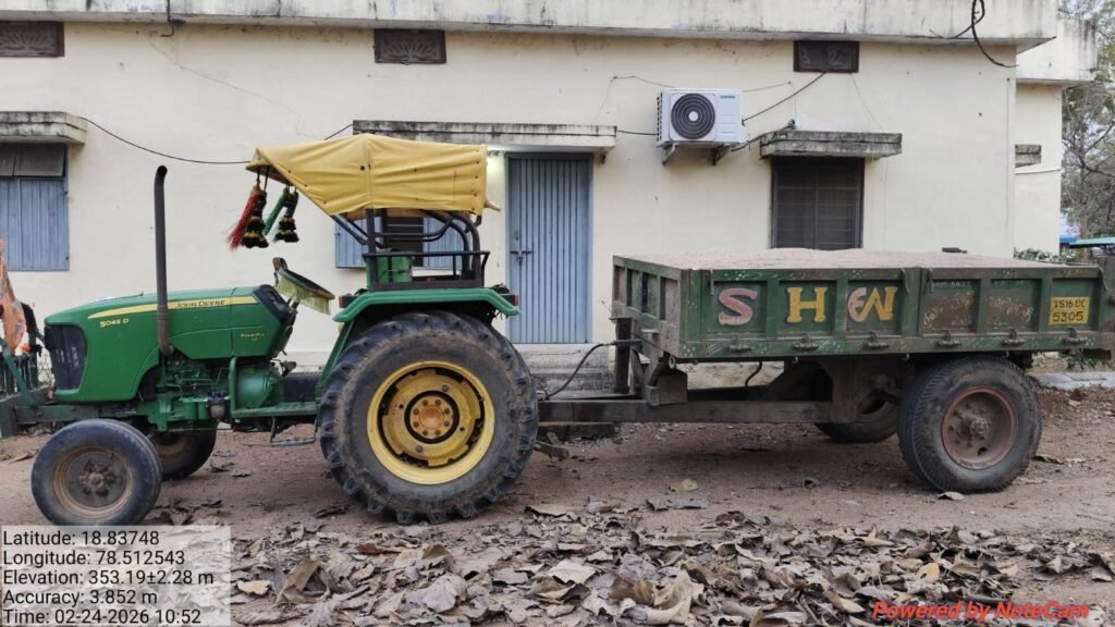 Seizure of sand tractor.