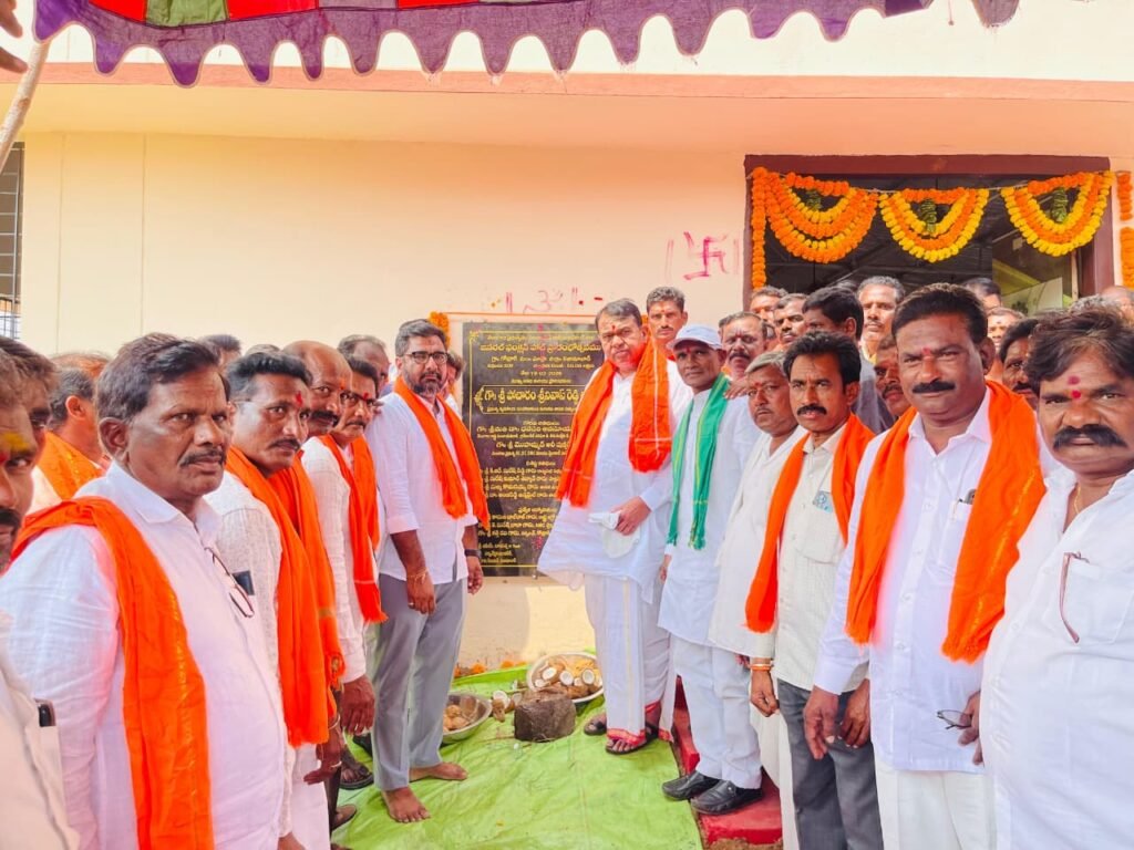 Pocharam launches several development programs in Banswada