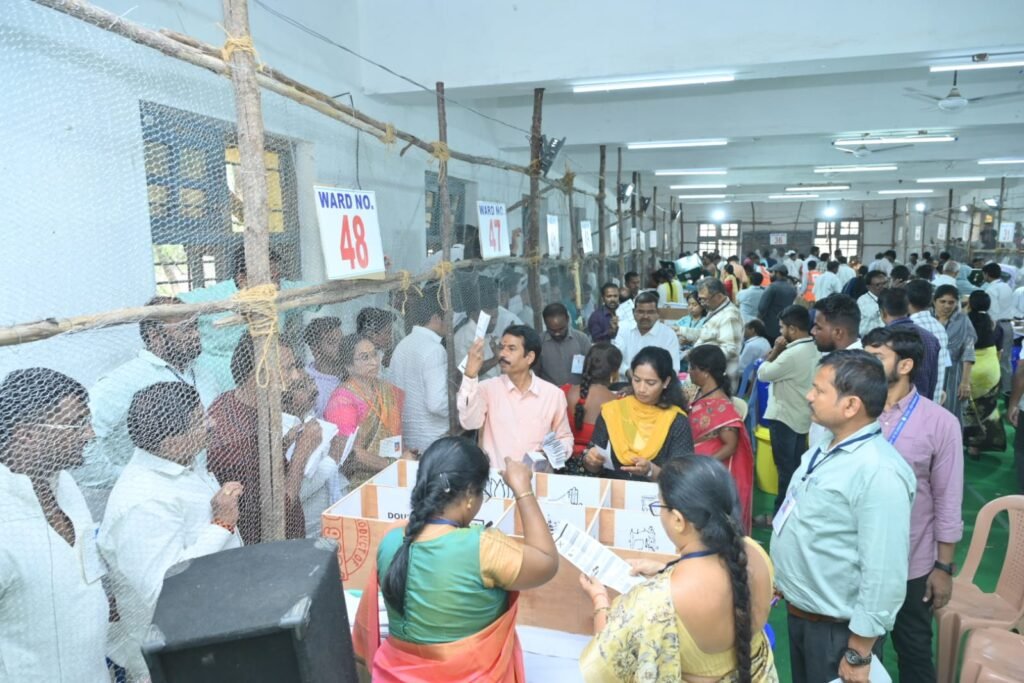 Municipal election counting passes peacefully