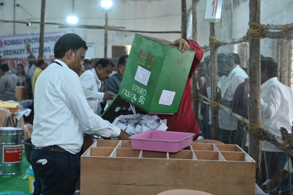 Municipal election counting passes peacefully