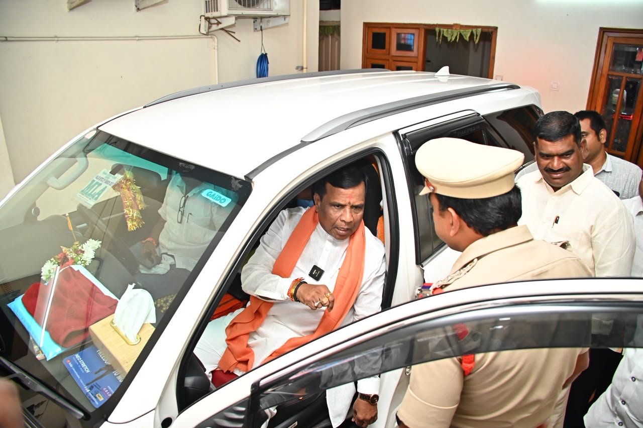 Urban MLA Dhanpal Suryanarayana placed under house arrest.