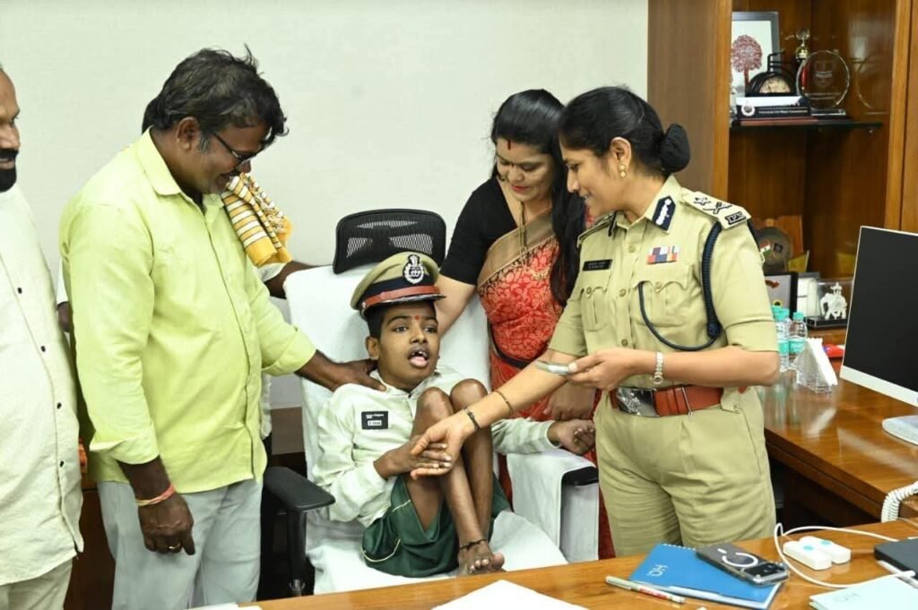 Malkajgiri CP makes Rahul's dream come true.