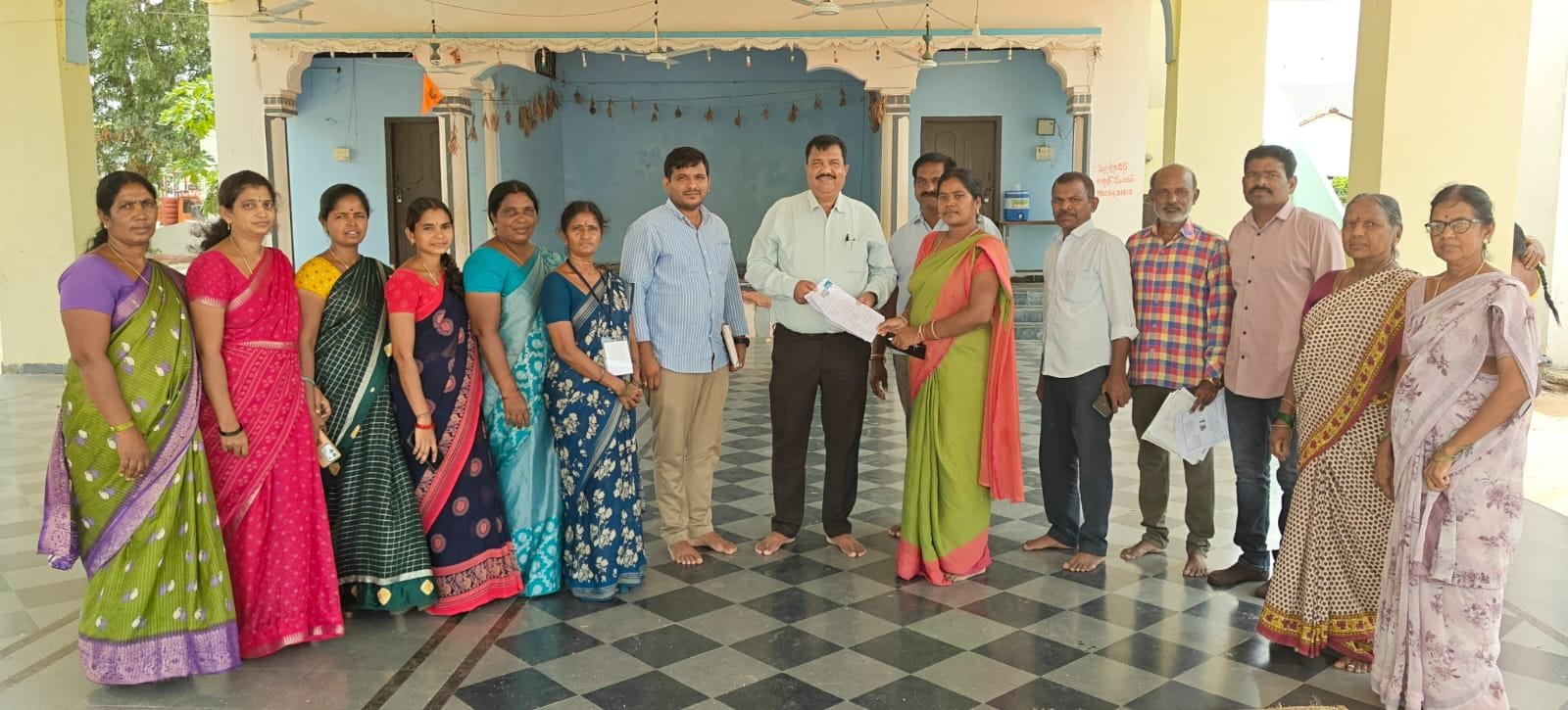 Adilabad Additional Collector handed over enumeration documents.