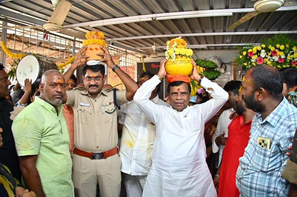 "Bonam" is a symbol of Telangana culture.