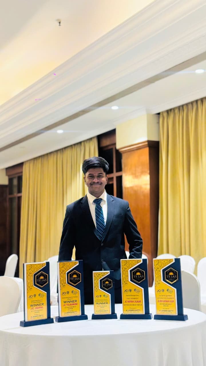 JCI Indore Bags a Haul of Awards