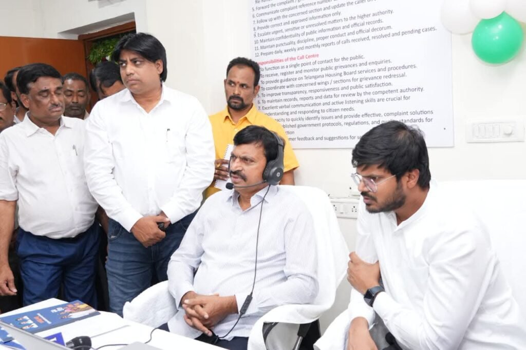 A helpline has been set up to address queries regarding Indiramma Towers. 