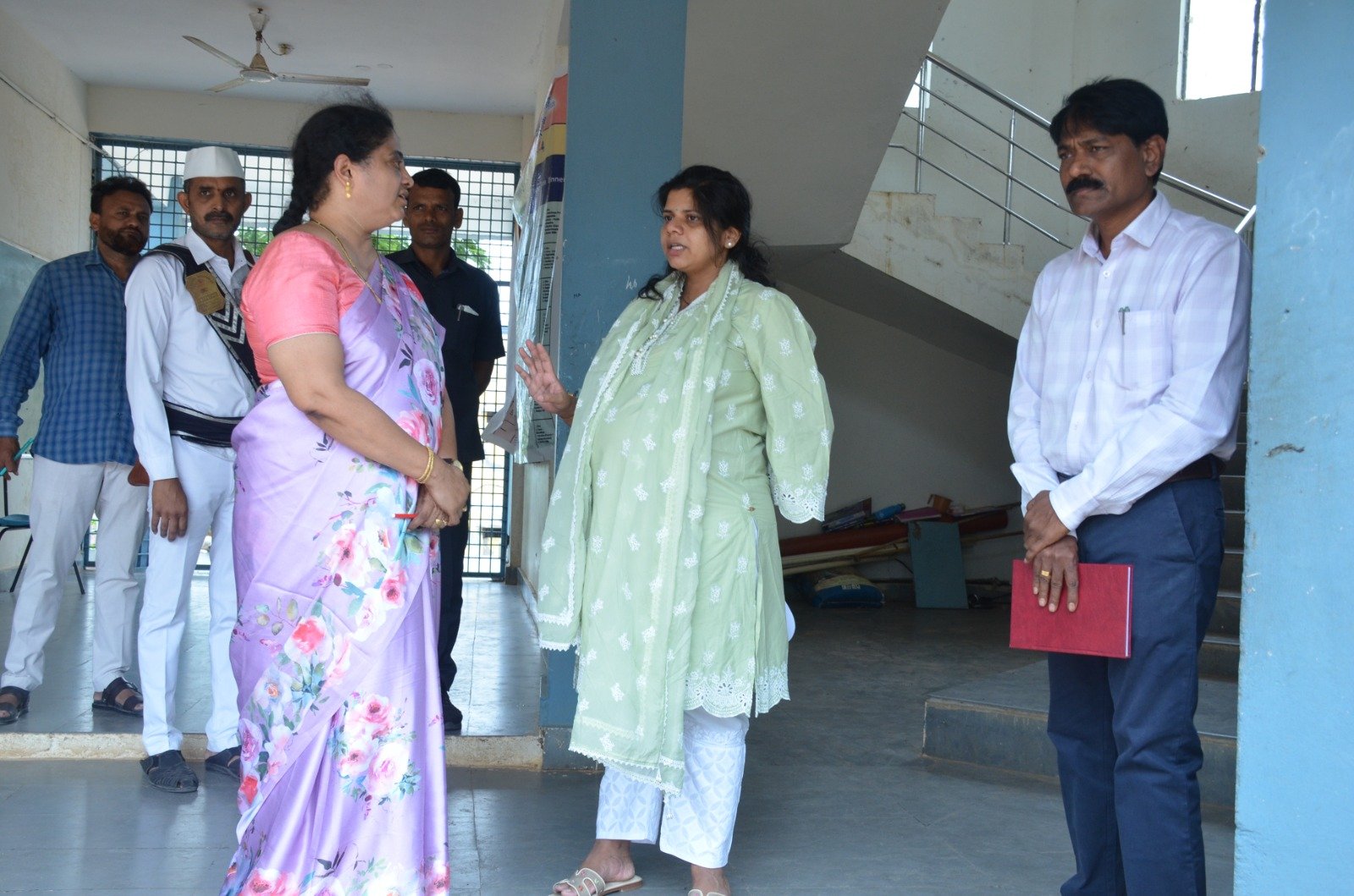 Collector visits KGBV school