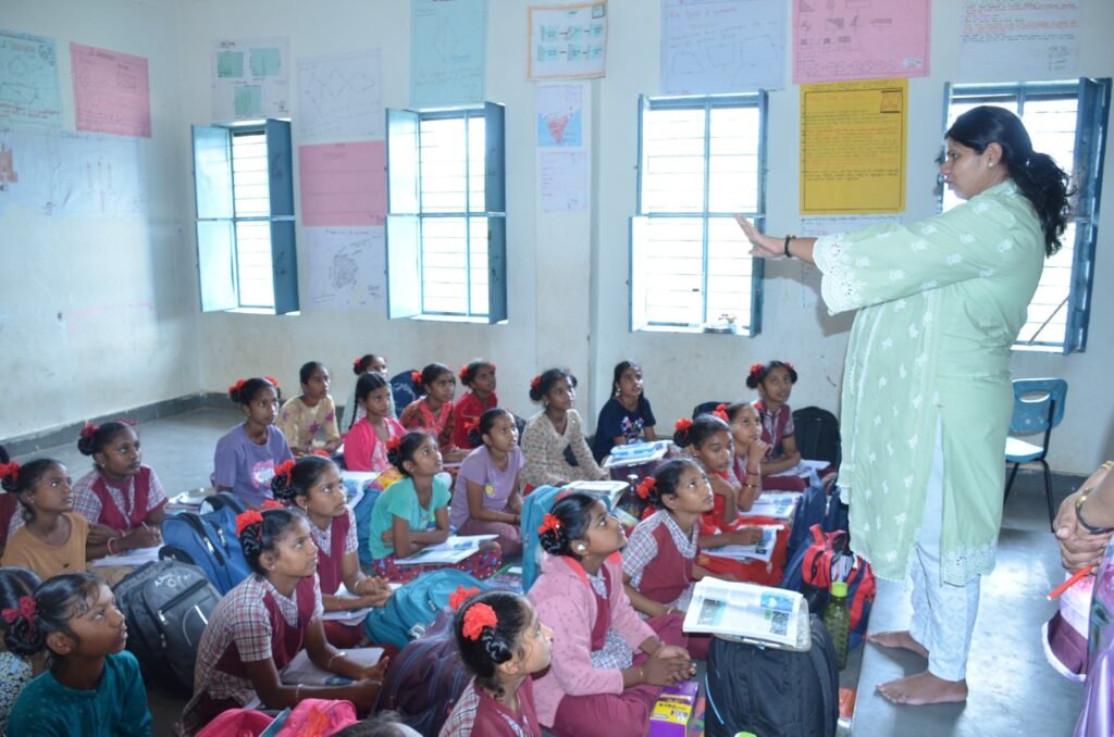Collector visits KGBV school