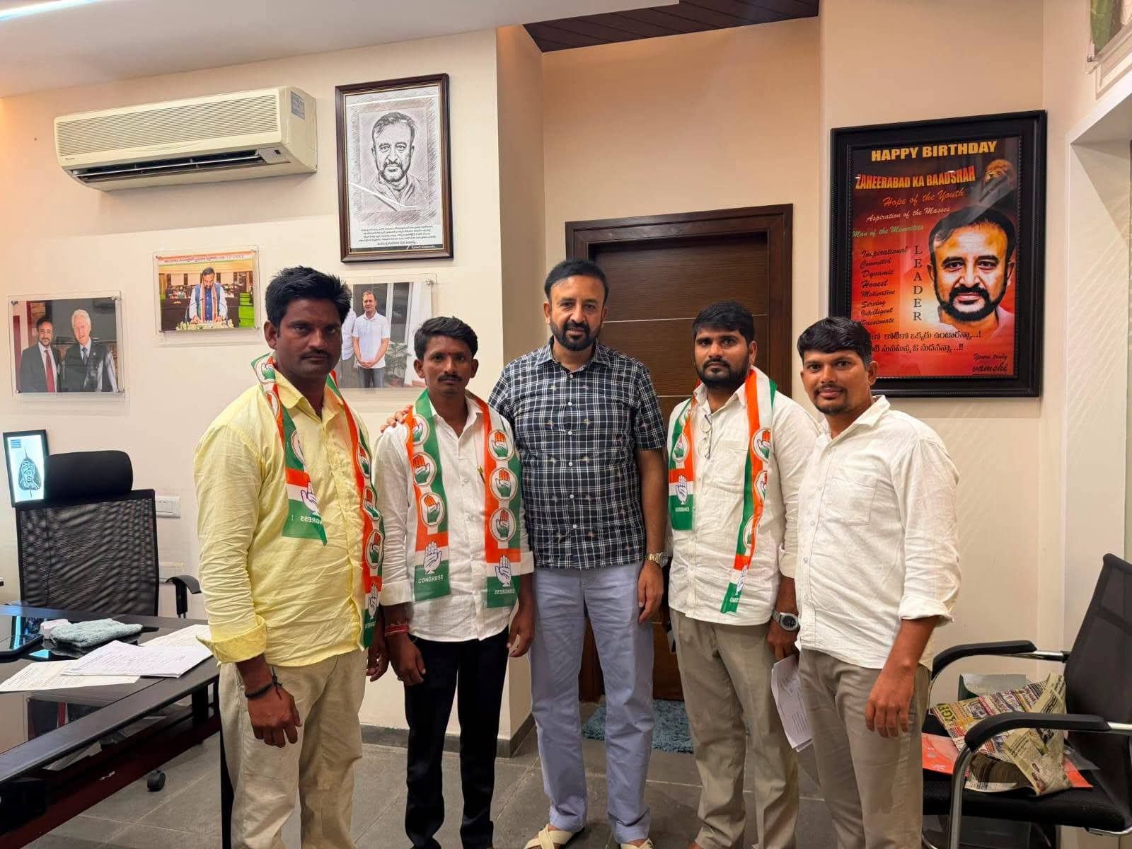 BRS leaders join Congress