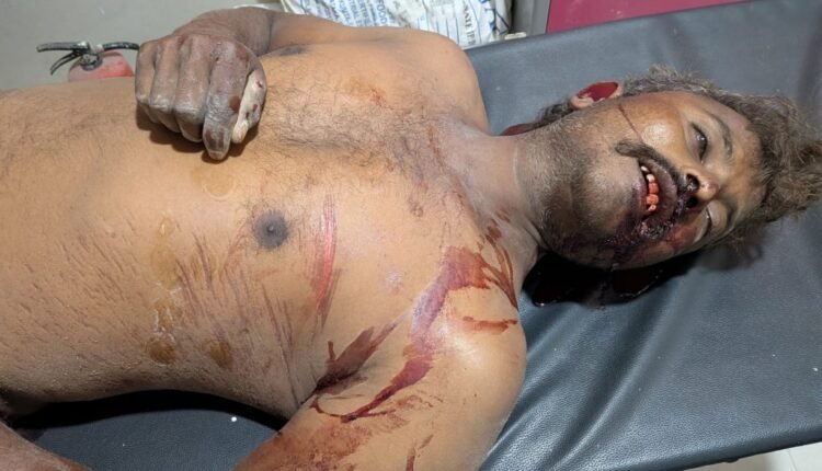 Electric shock during lift work