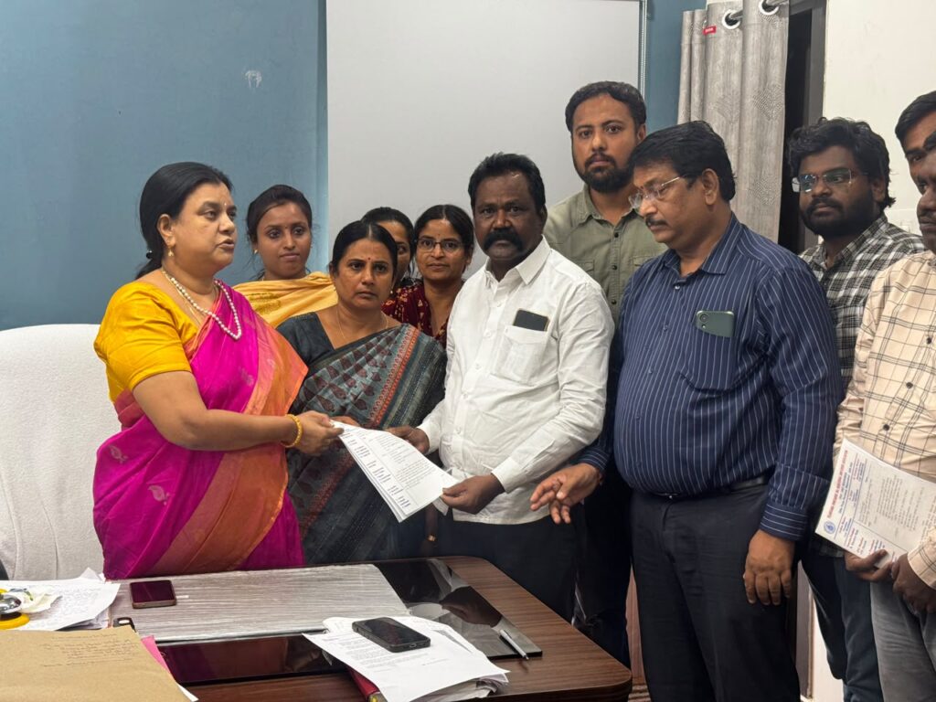 Representation submitted to TPCC's Mahesh Kumar Goud seeking service regularization.
