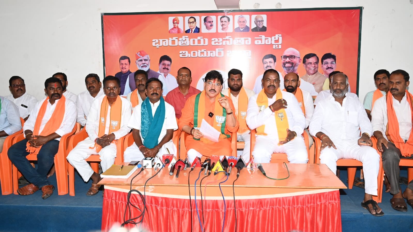 The district is suffering due to the incompetence of Congress leaders.