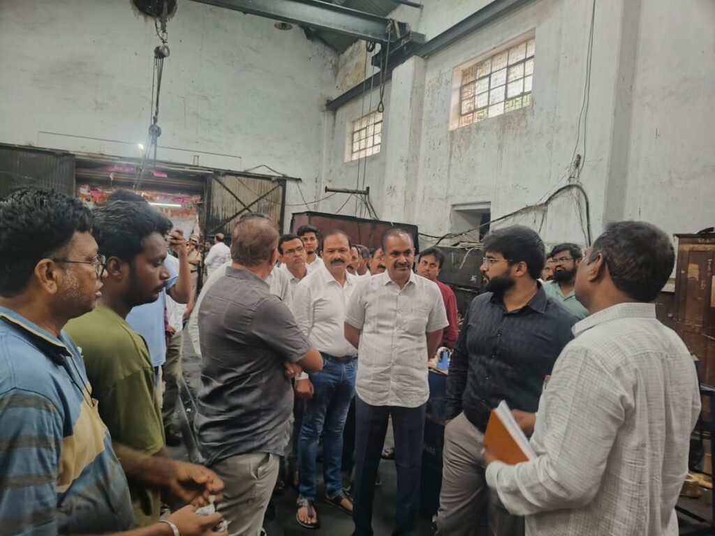 NPDCL CMD at the Power House compound