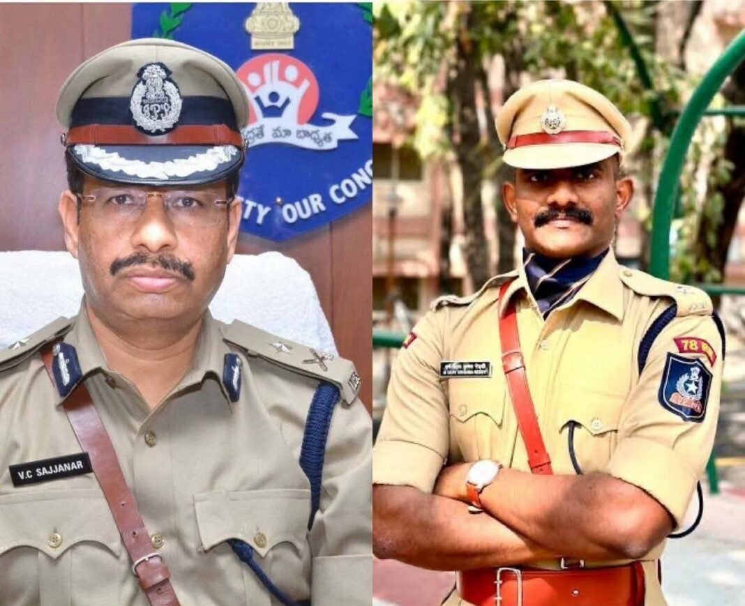 Trainee IPS officer Uday Krishna Reddy lodges complaint against CP Sajjanar with the magistrate.
