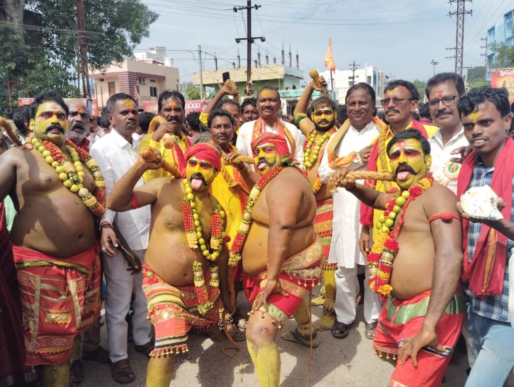 Village festival celebrations held on a grand scale