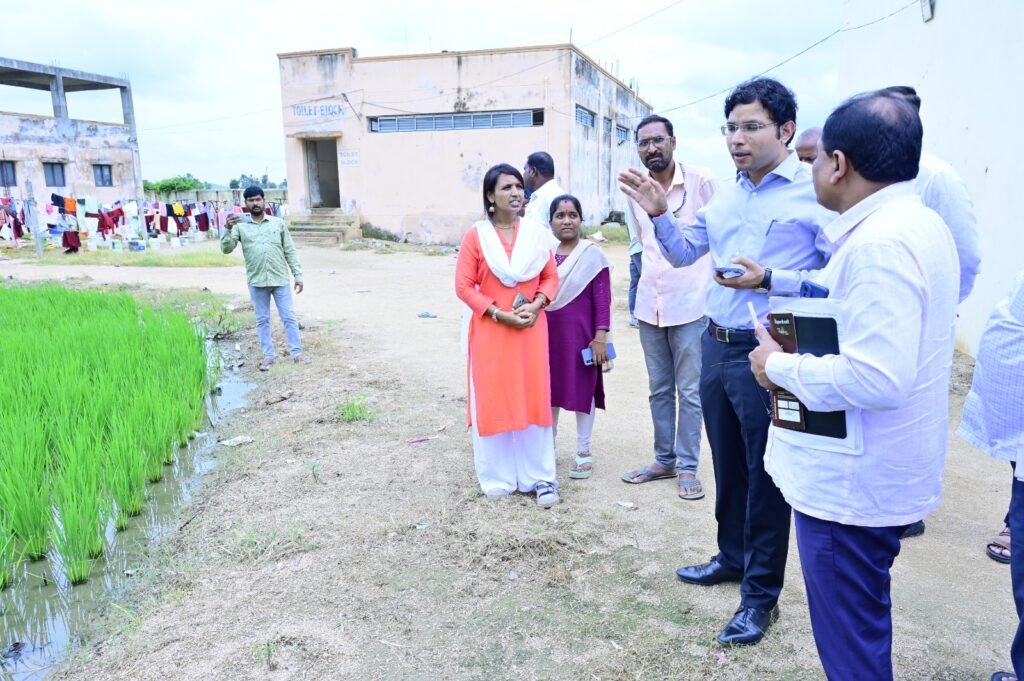 Collector visits KGBV and residential schools.