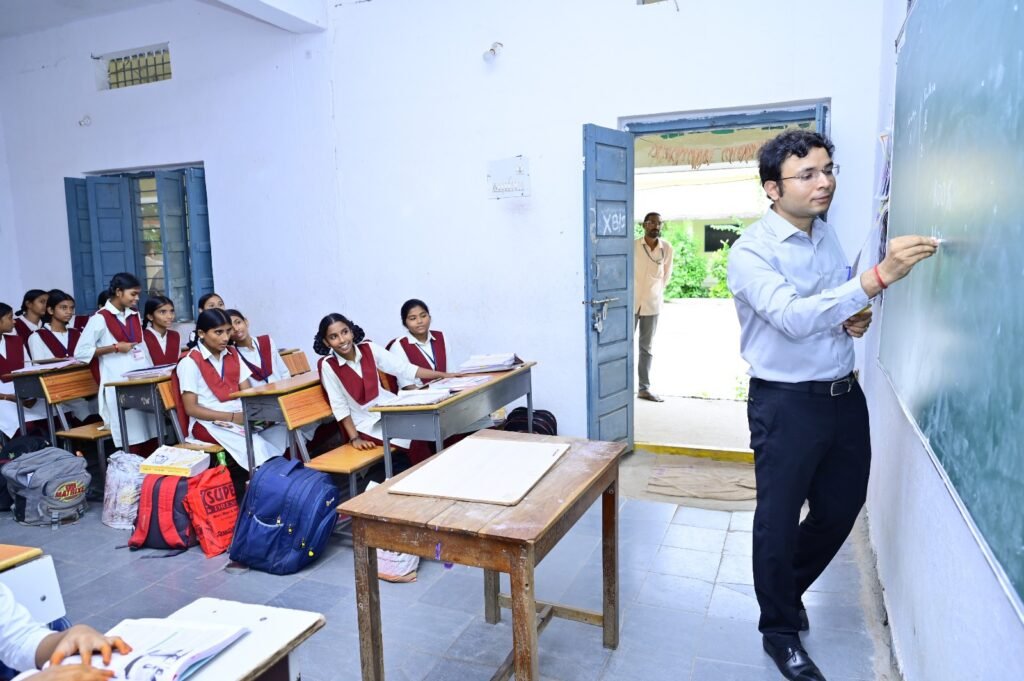 Collector visits KGBV and residential schools.