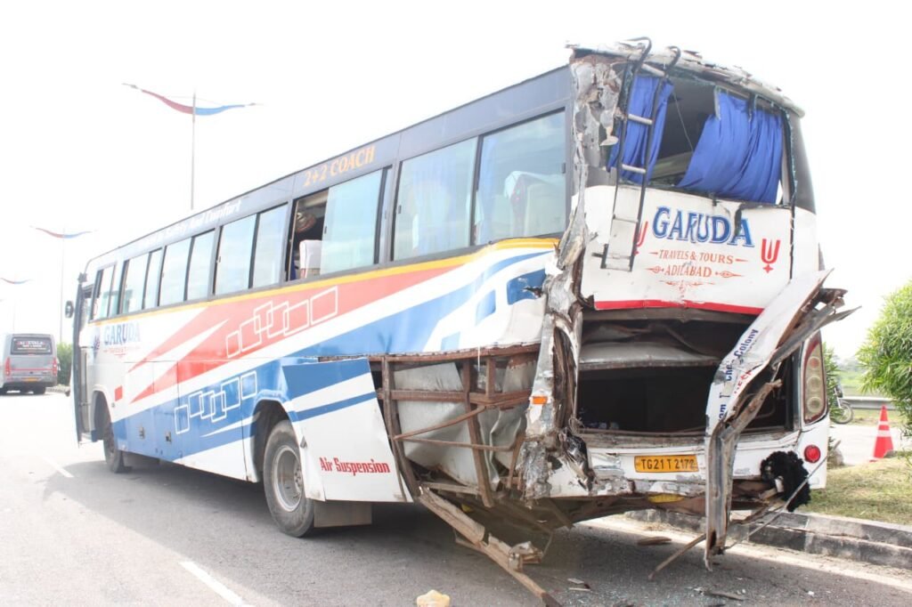 Horrific road accident at Govindpet Bridge