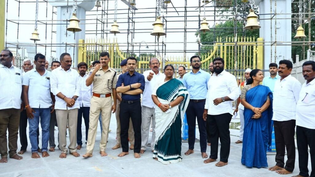 Medaram decked up for Chief Minister's visit.