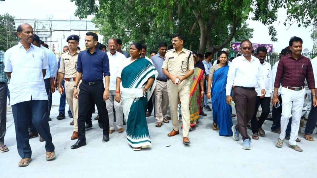 Medaram decked up for Chief Minister's visit.