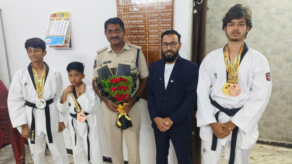 Nizamabad athletes shine at the International Taekwondo Championship.
