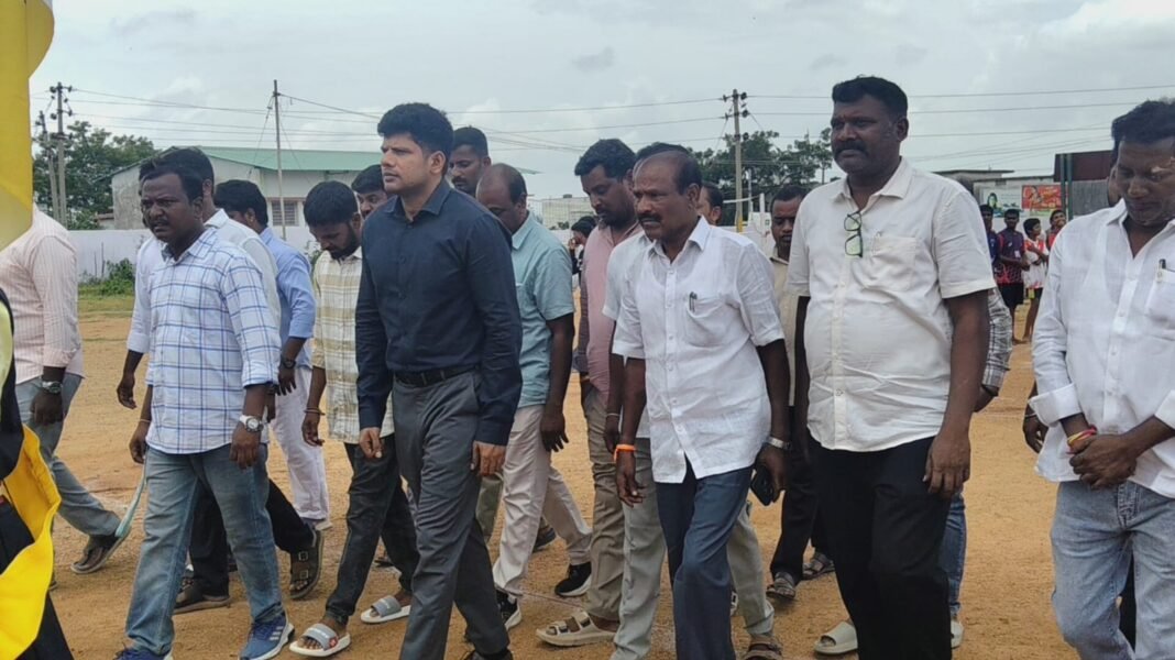 Assistant Collector conducts surprise inspection at government school.