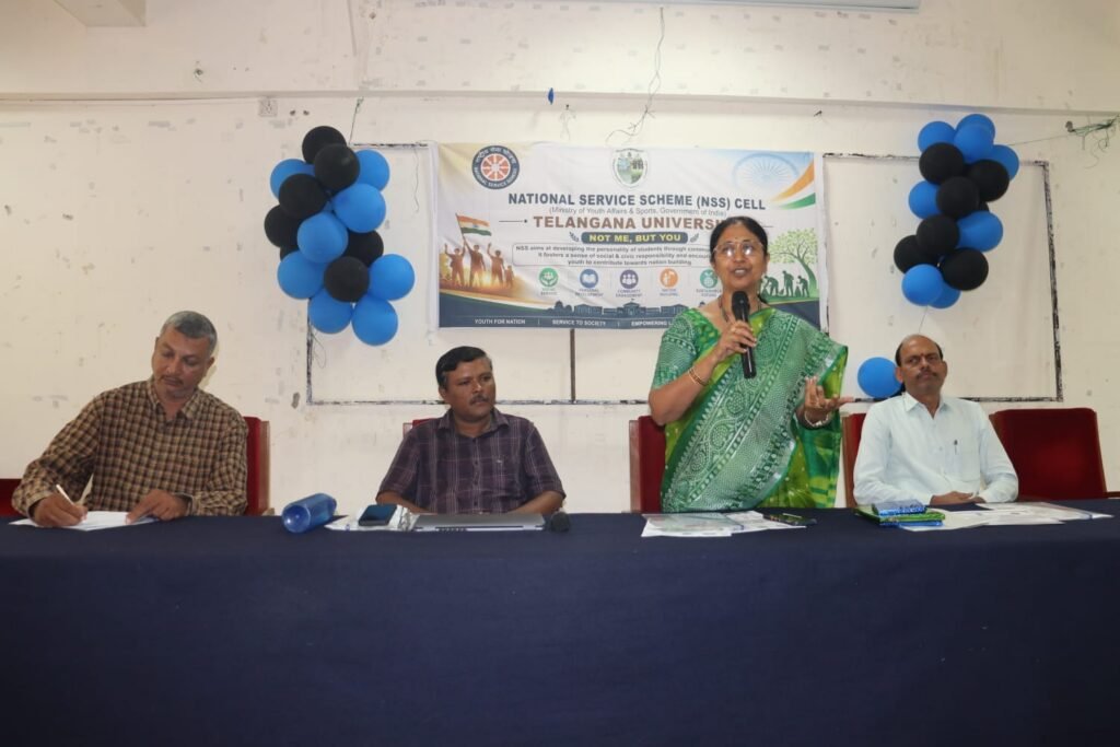 National Green Corps Day at Telangana University
