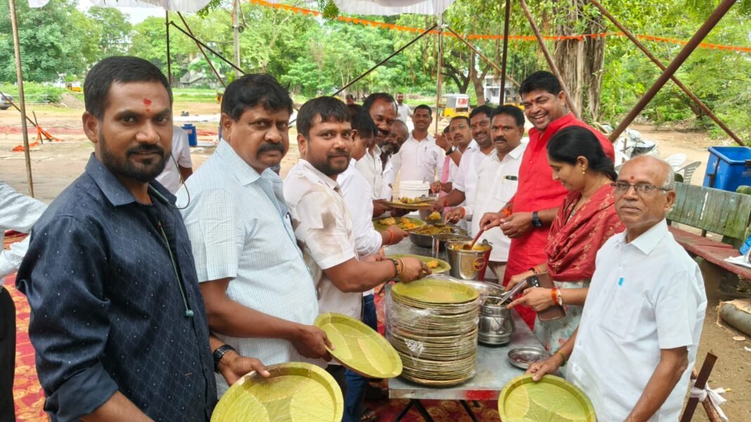 Special prayers at the Navadurga Mata temple
