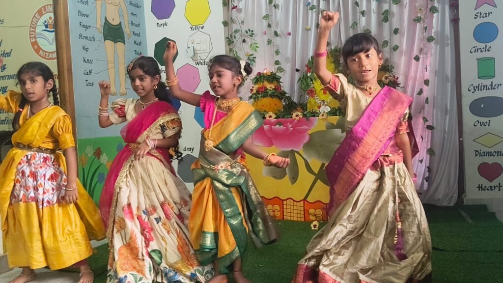 Bonalu celebrations held on a grand scale at Future Line School.