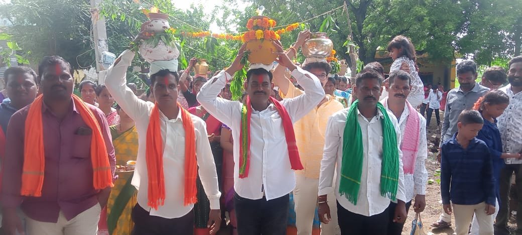 Bonalu festival celebrated grandly in Chikkadpally.
