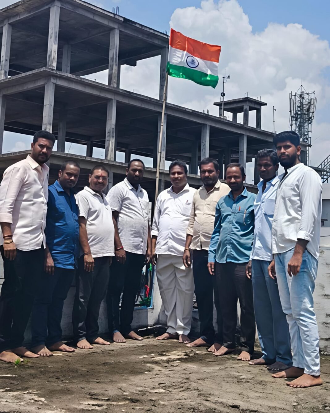 The national flag must be hoisted on every house.