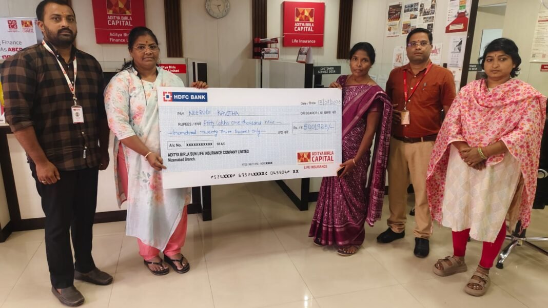 Payment of Term Policy Death Claim in Nizamabad