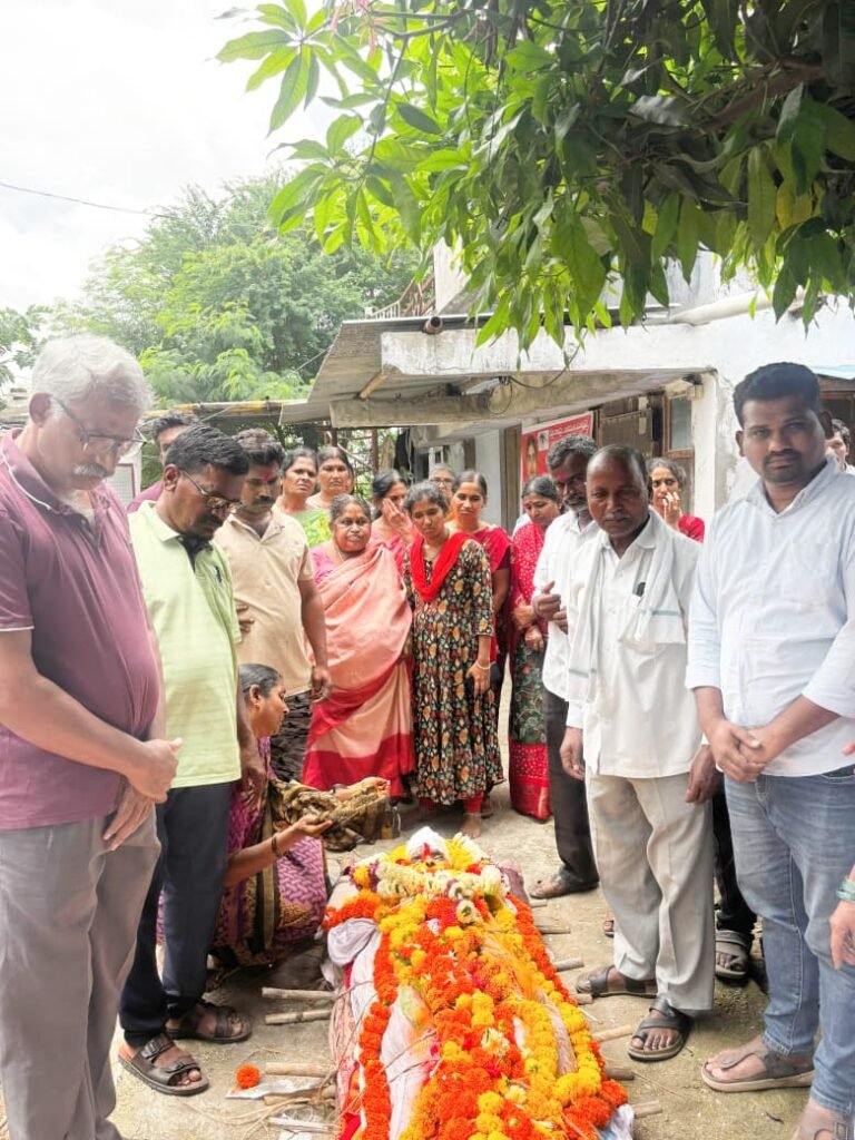 Enimireddy Jyothi gave eyesight to two people after her death.