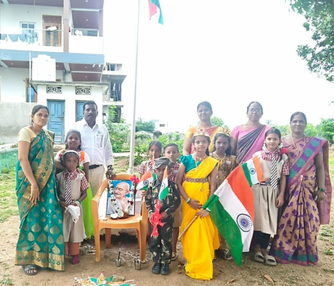The tricolour flag fluttered in every street.