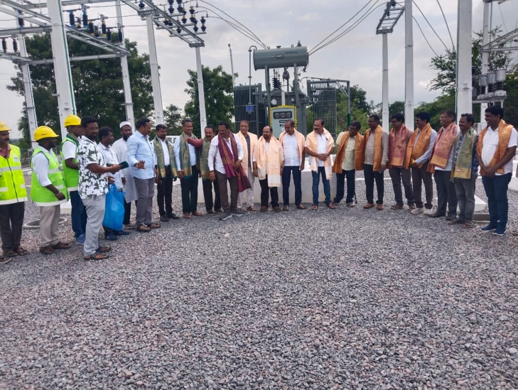 Hanuman Farm 33/11 kV electrical substation ready for inauguration.