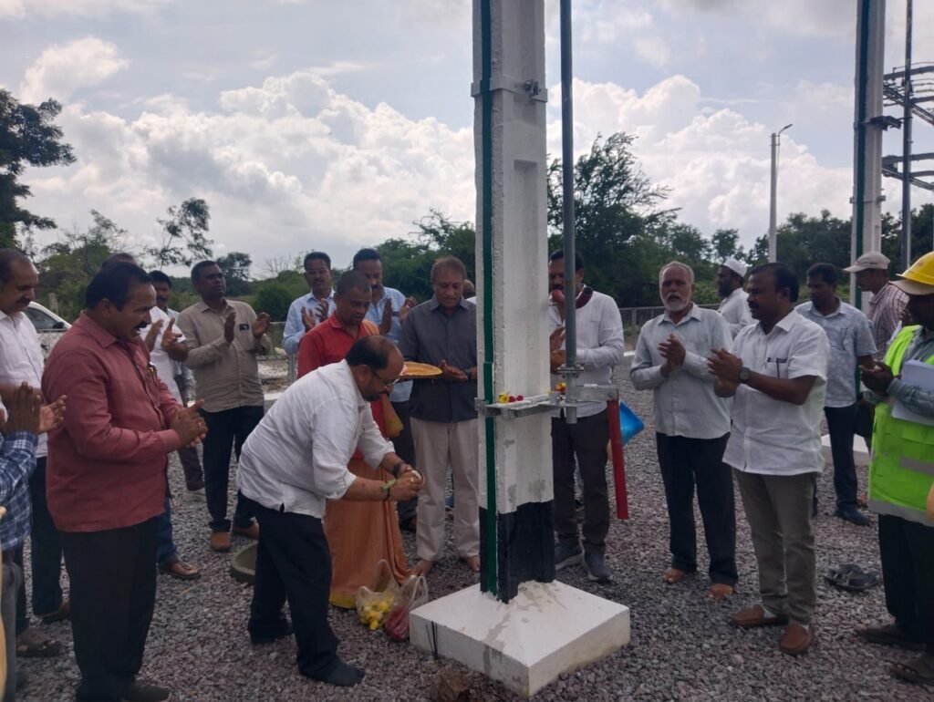 Hanuman Farm 33/11 kV electrical substation ready for inauguration.