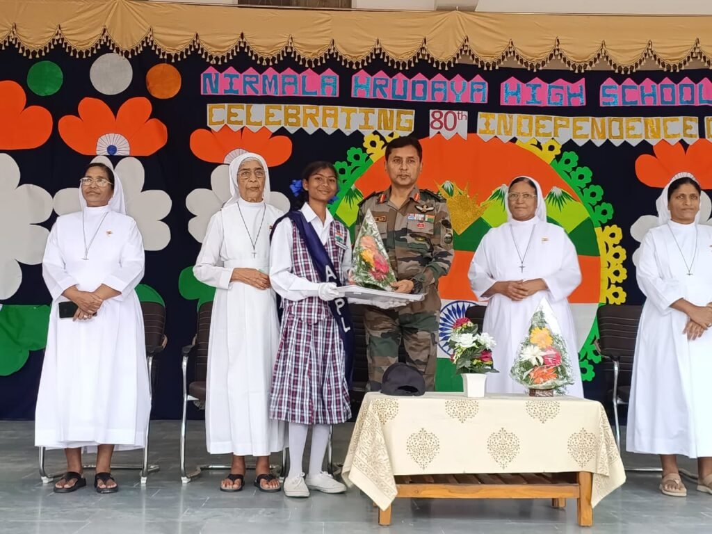 నిర్మల హృదయ హై స్కూల్‌లో ఘనంగా 80 వ స్వాతంత్య్ర దినోత్సవ వేడుకలు