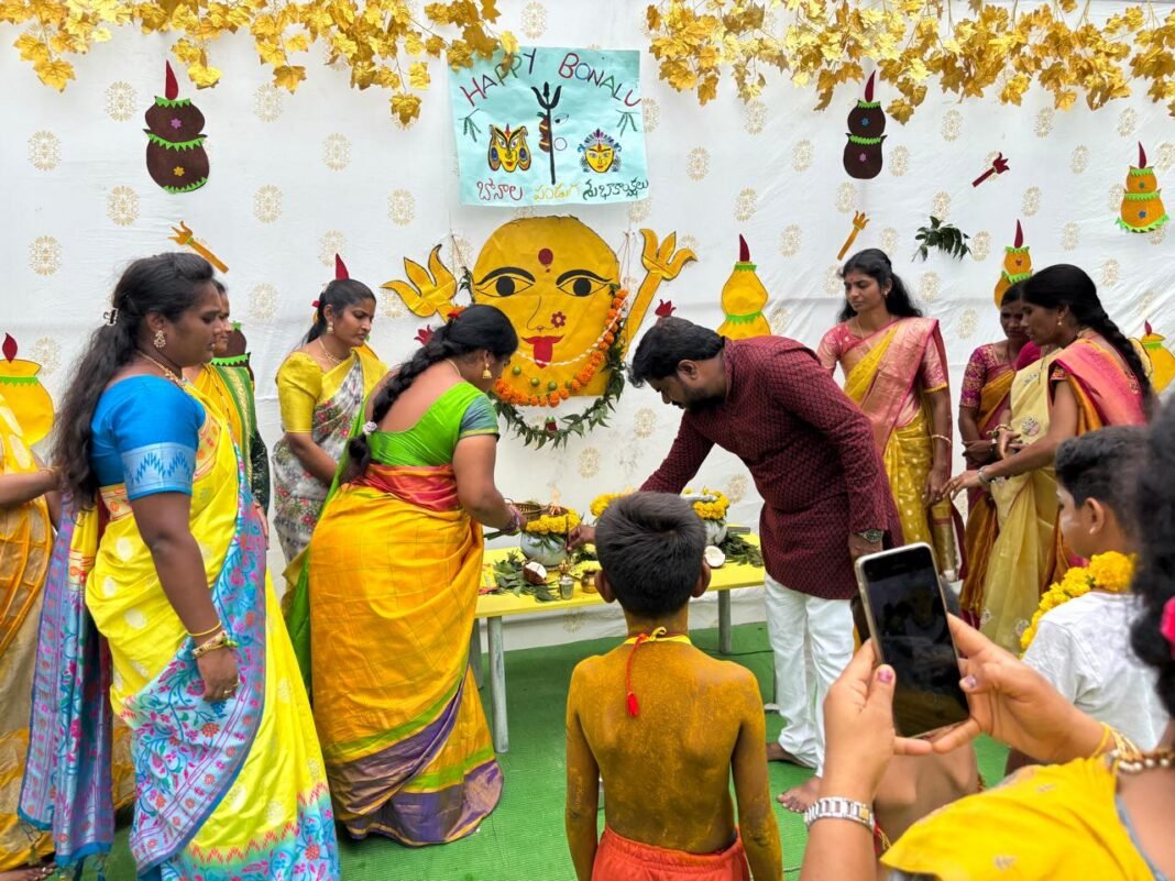Grand Bonalu celebrations at Ripples School