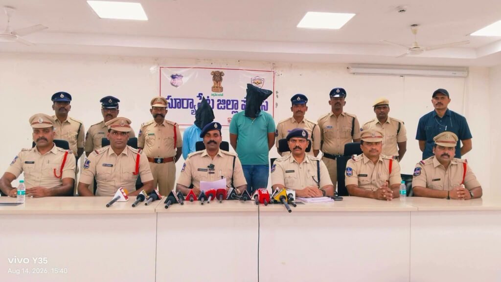 సూర్యాపేట డబుల్ మర్డర్ కేసును చేదించిన పోలీస్ లు